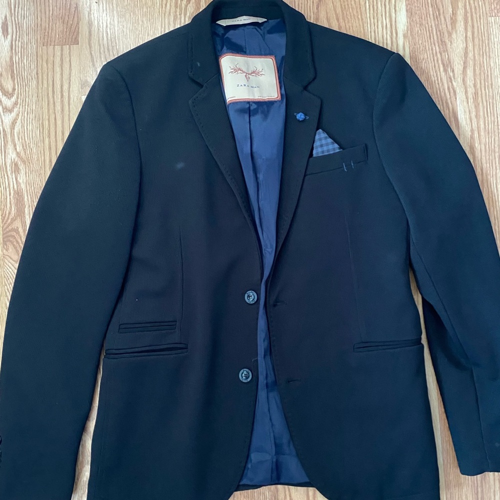 Black Zara Men’s Suit Jacket